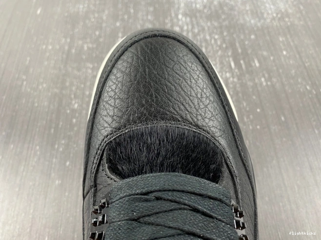 819139-010 Pony Jordan 4 Black Retro Hair 1117